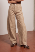BAMBI PRINT BARREL PANTS