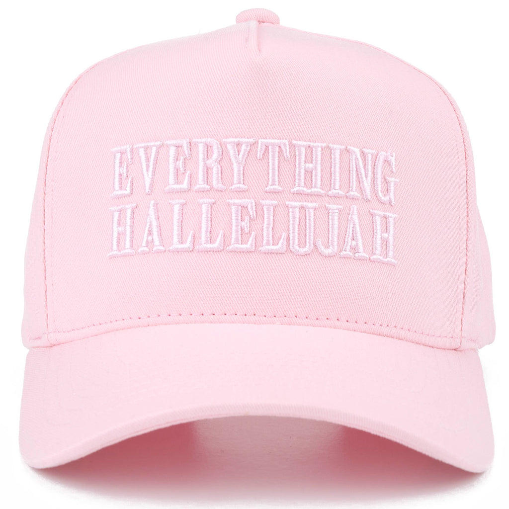 C.C EVERYTHING HALLELUJAH Letter Two Tone Trucker Cap