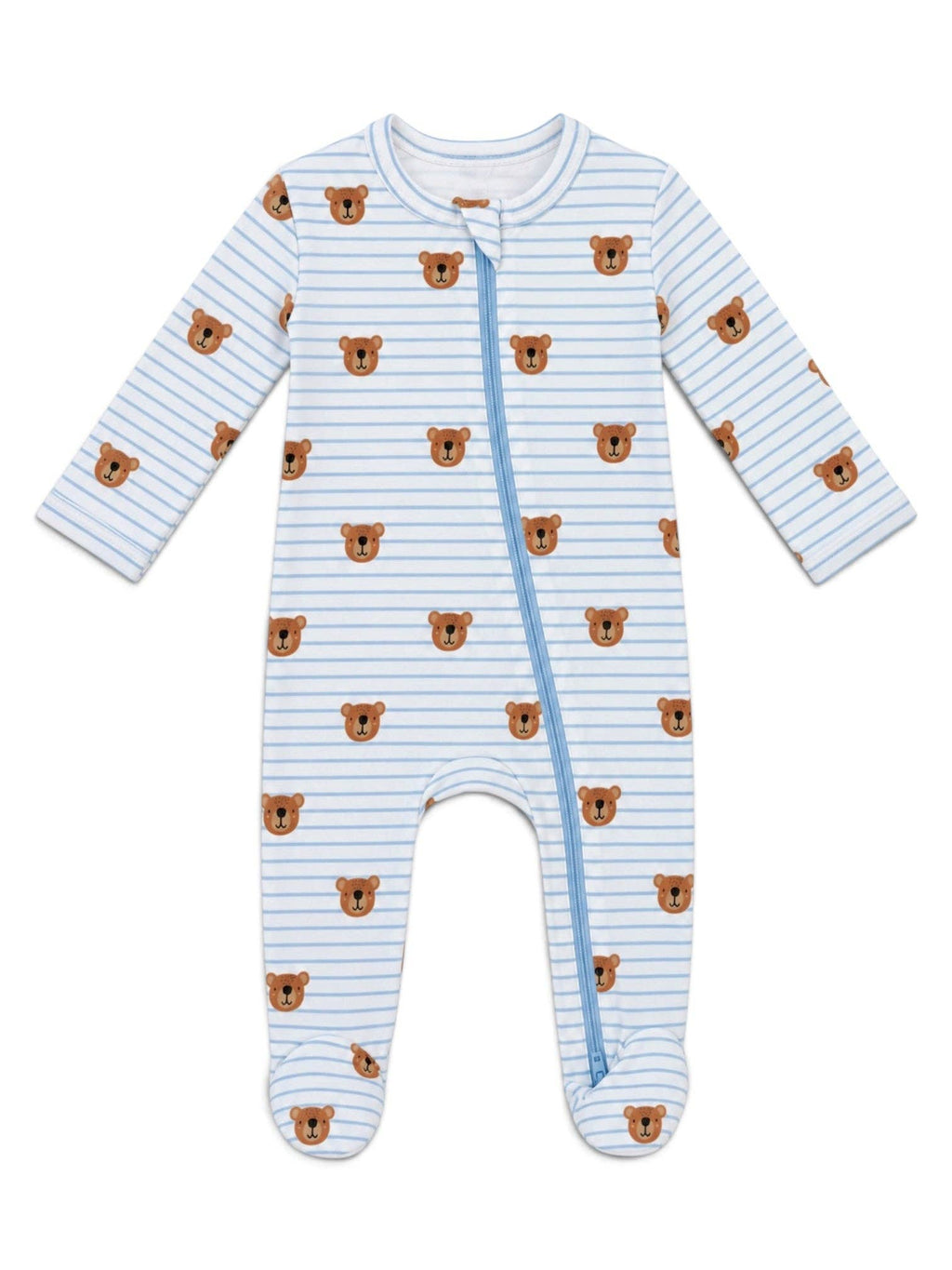 Blue Bear Stripe Sleeper