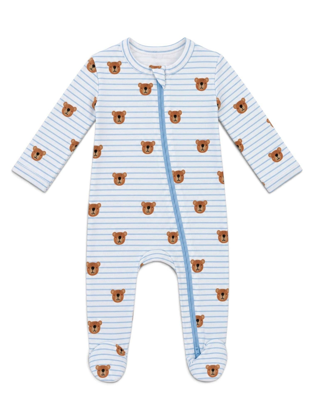 Blue Bear Stripe Sleeper