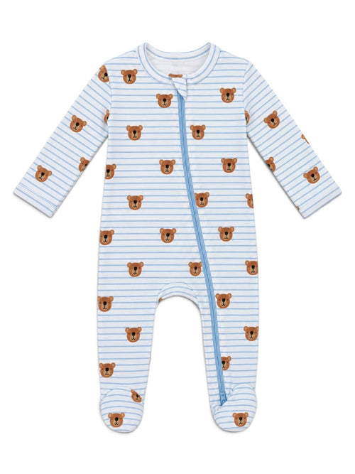 Blue Bear Stripe Sleeper