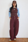 Vintage Wash Maroon Barrels