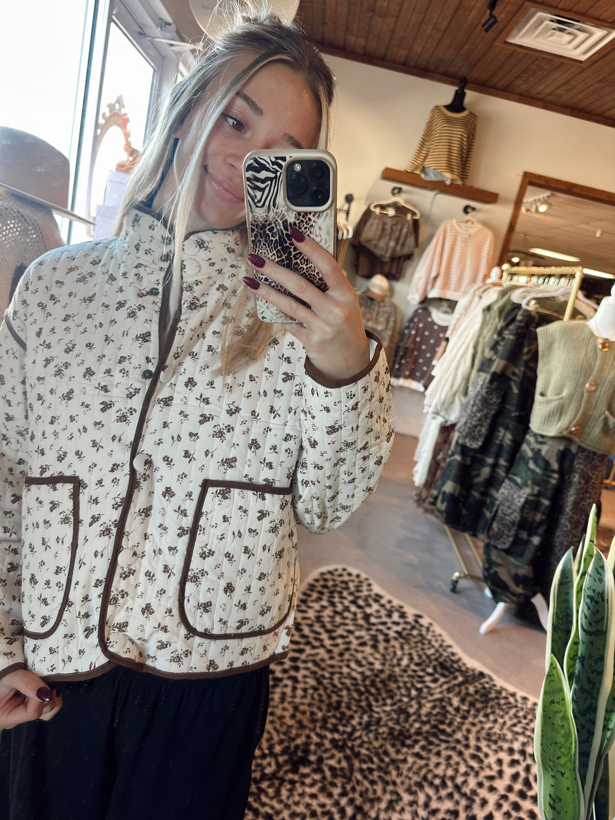 Faith Floral Jacket