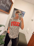 Zebra Chiefs Tee