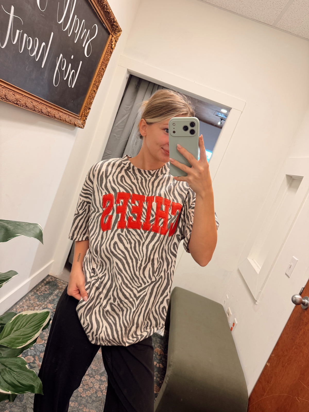 Zebra Chiefs Tee