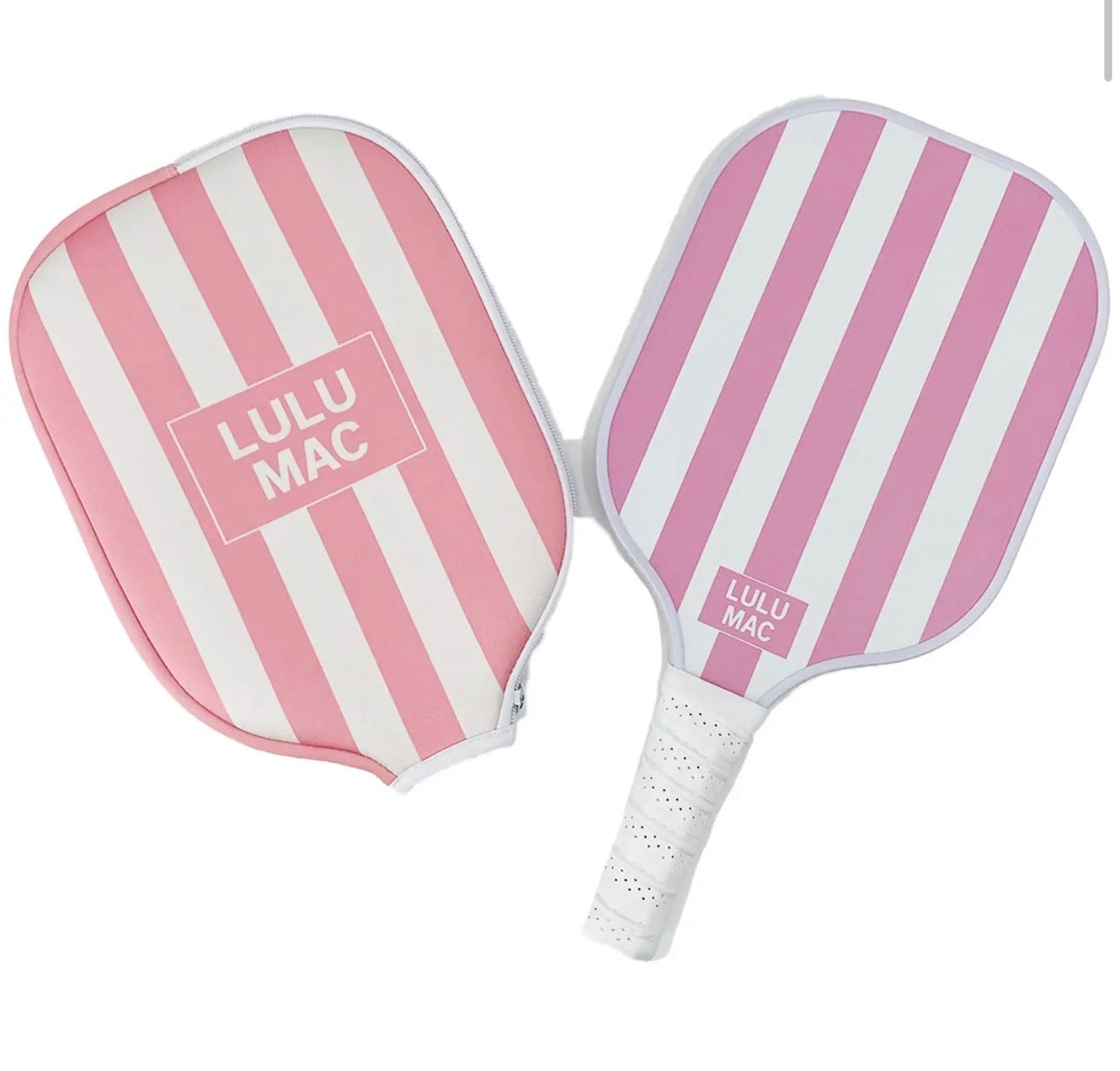 Pink Stripe Pickleball Paddle
