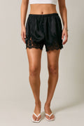 Lace Trim Shorts