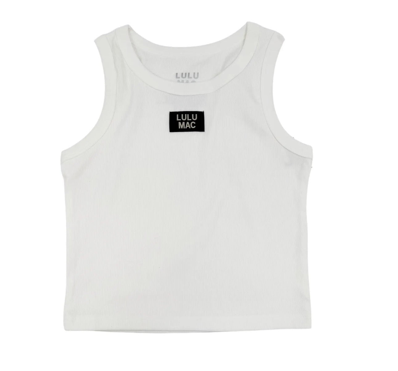 White LuLu Mac Tank Top
