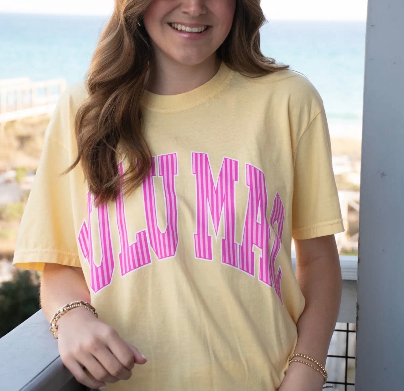 Yellow LuLu Mac Short Sleeve T-Shirt